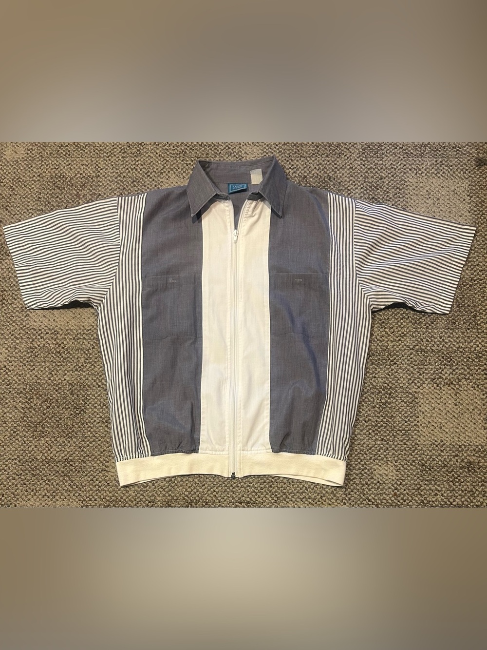 Tropi-cool Men's M Full Zip SS Vintage Casual Shirt!